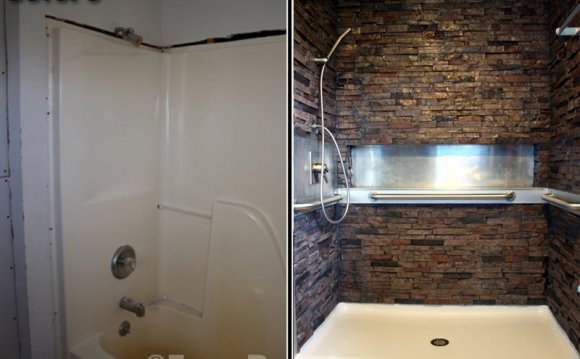 Waterproof bathroom wall