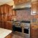 Faux stone backsplash with Vinyl tile