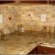 Installing Travertine subway tile backsplash