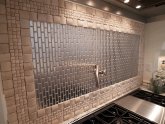 Custom tile backsplash