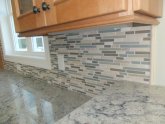 Stone glass Mosaic Tile Backsplash