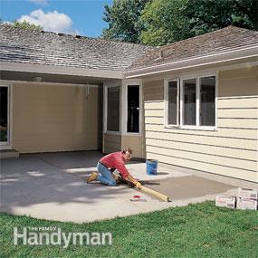 Fill reasonable spots once you develop an outdoor patio with porcelain tile.